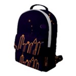 Skyscraper-town-urban-towers Flap Pocket Backpack (Large)