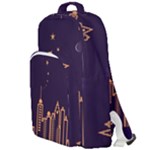 Skyscraper-town-urban-towers Double Compartment Backpack