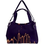 Skyscraper-town-urban-towers Double Compartment Shoulder Bag