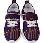 Skyscraper-town-urban-towers Kids  Velcro Strap Shoes