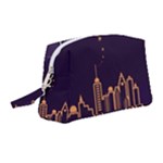 Skyscraper-town-urban-towers Wristlet Pouch Bag (Medium)