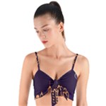 Skyscraper-town-urban-towers Woven Tie Front Bralet