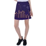 Skyscraper-town-urban-towers Tennis Skirt