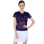 Skyscraper-town-urban-towers Women s Sports Top