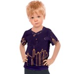 Skyscraper-town-urban-towers Kids  Sports Tee