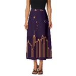 Skyscraper-town-urban-towers Classic Midi Chiffon Skirt