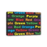 Red-yellow-blue-green-purple Mini Canvas 6  x 4  (Stretched)