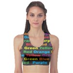 Red-yellow-blue-green-purple Sports Bra