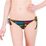 Red-yellow-blue-green-purple Bikini Bottoms