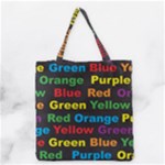 Red-yellow-blue-green-purple Grocery Tote Bag