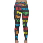 Red-yellow-blue-green-purple Classic Yoga Leggings