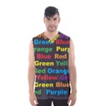 Red-yellow-blue-green-purple Men s Basketball Tank Top