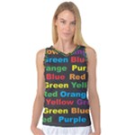 Red-yellow-blue-green-purple Women s Basketball Tank Top