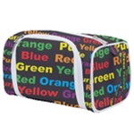 Red-yellow-blue-green-purple Toiletries Pouch