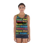 Red-yellow-blue-green-purple Sport Tank Top 