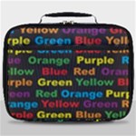 Red-yellow-blue-green-purple Full Print Lunch Bag