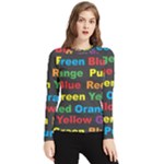 Red-yellow-blue-green-purple Women s Long Sleeve Rash Guard