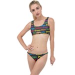 Red-yellow-blue-green-purple The Little Details Bikini Set