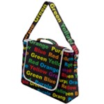 Red-yellow-blue-green-purple Box Up Messenger Bag