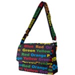 Red-yellow-blue-green-purple Full Print Messenger Bag (S)