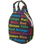 Red-yellow-blue-green-purple Travel Backpack