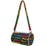 Red-yellow-blue-green-purple Mini Cylinder Bag