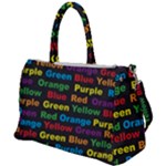 Red-yellow-blue-green-purple Duffel Travel Bag