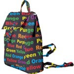 Red-yellow-blue-green-purple Buckle Everyday Backpack