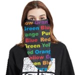 Red-yellow-blue-green-purple Face Covering Bandana (Triangle)