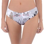 Cute Cats Seamless Pattern Reversible Classic Bikini Bottoms