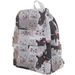 Cute Cats Seamless Pattern Top Flap Backpack