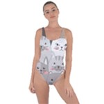 Cute Cats Seamless Pattern Bring Sexy Back Swimsuit