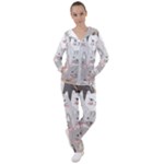 Cute Cats Seamless Pattern Women s Tracksuit