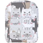 Cute Cats Seamless Pattern Full Print Backpack