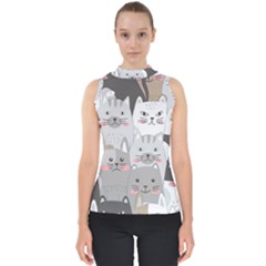 Mock Neck Shell Top 