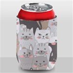 Cute Cats Seamless Pattern Can Holder