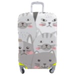 Cute Cats Seamless Pattern Luggage Cover (Medium)