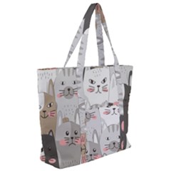 Zip Up Canvas Bag 