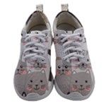 Cute Cats Seamless Pattern Women Athletic Shoes