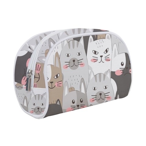 Cute Cats Seamless Pattern Make Up Case (Small) from ArtsNow.com