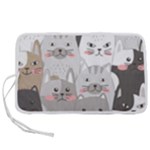 Cute Cats Seamless Pattern Pen Storage Case (S)