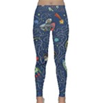 Cat-cosmos-cosmonaut-rocket Classic Yoga Leggings