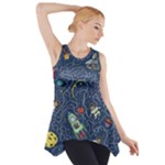 Cat-cosmos-cosmonaut-rocket Side Drop Tank Tunic