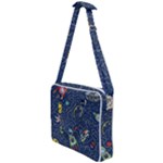 Cat-cosmos-cosmonaut-rocket Cross Body Office Bag