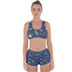 Cat-cosmos-cosmonaut-rocket Racerback Boyleg Bikini Set