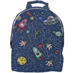 Cat-cosmos-cosmonaut-rocket Mini Full Print Backpack