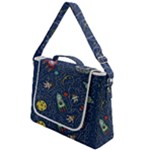 Cat-cosmos-cosmonaut-rocket Box Up Messenger Bag