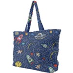 Cat-cosmos-cosmonaut-rocket Simple Shoulder Bag