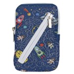 Cat-cosmos-cosmonaut-rocket Belt Pouch Bag (Small)