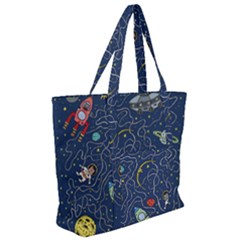 Zip Up Canvas Bag 